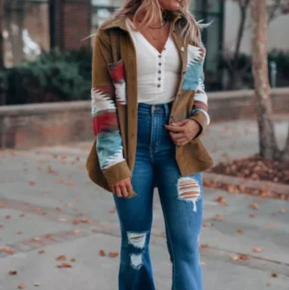 New Aztec corduroy jacket - Picture 2 of 14